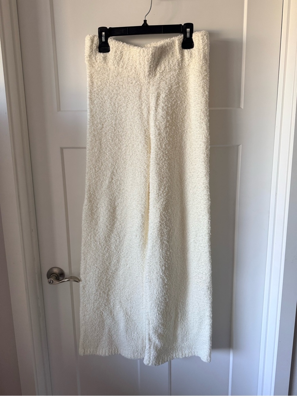 SKIMS Women's Cream Cozy Wide-Leg Pants Size L / XL